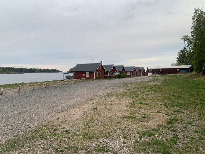 Ställplast Fagerviken hamn utanför Tierp bild fyra